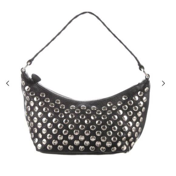 Prada Handbags - Rare Prada Vintage Antic Stud-Embellished Pochette